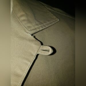 J. Crew khaki tan 100% cotton twill thick bias cut short sleeve S